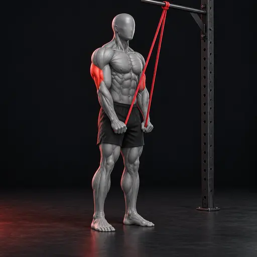 Band Triceps Pushdown nasıl yapılır