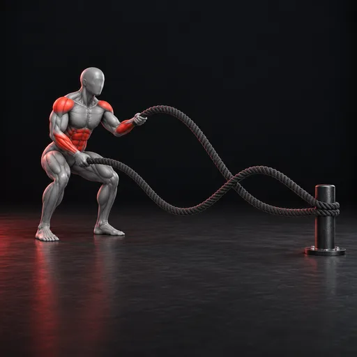 Alternating Battle Rope Waves nasıl yapılır
