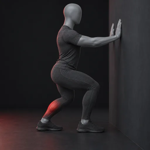 Bent-knee Calf Stretch nasıl yapılır