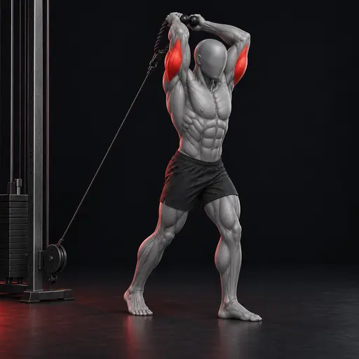 Overhead Cable Triceps Extension nasıl yapılır