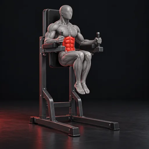 Captain's Chair Knee Raise nasıl yapılır