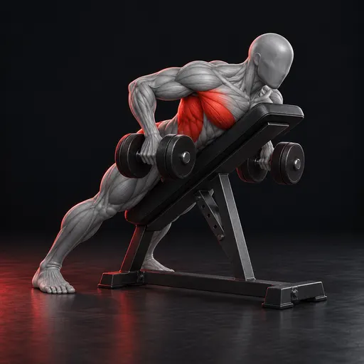 Chest-supported Dumbbell Row nasıl yapılır