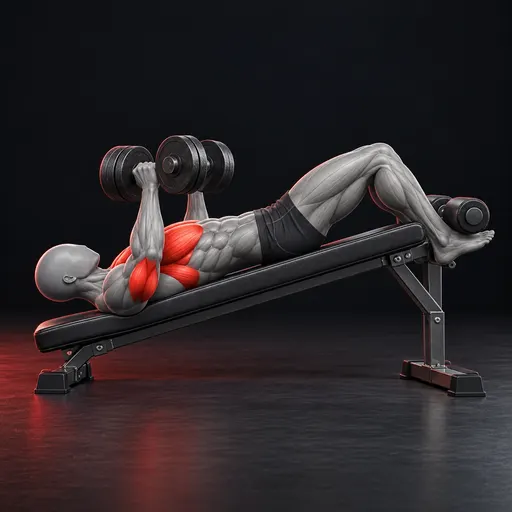 Decline Dumbbell Press nasıl yapılır