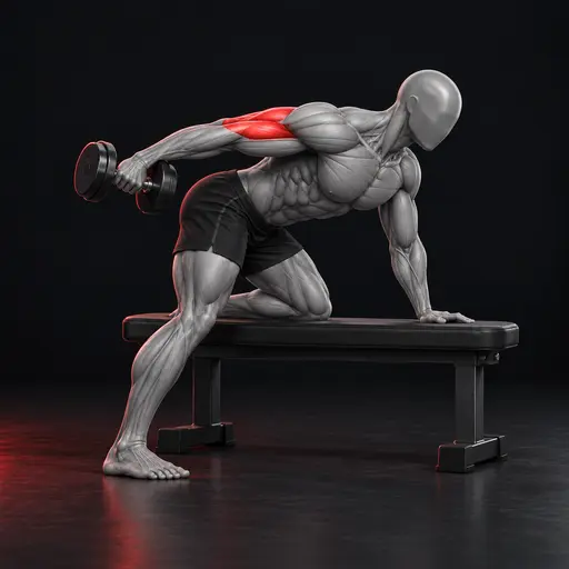 Dumbbell Triceps Kickback nasıl yapılır