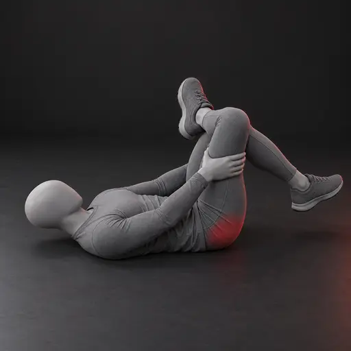 Supine Figure-four Stretch nasıl yapılır