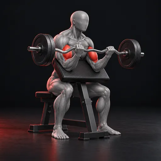 EZ-bar Preacher Curl nasıl yapılır