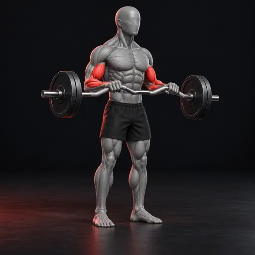 EZ bar ters curl nasıl yapılır