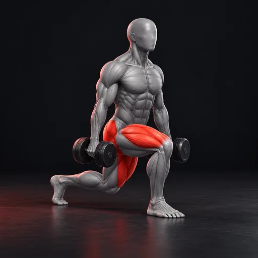 Dumbbell Reverse Lunge nasıl yapılır