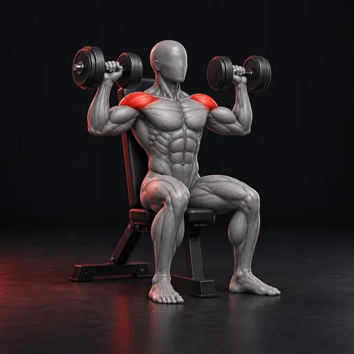Seated Dumbbell Shoulder Press nasıl yapılır