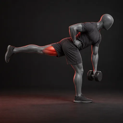 Single-leg Dumbbell Romanian Deadlift nasıl yapılır