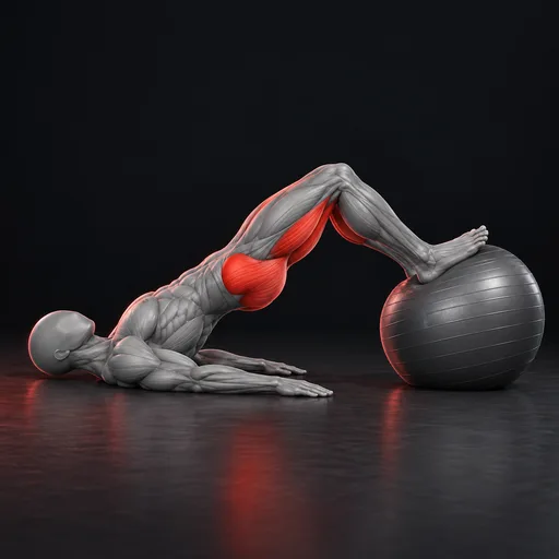 Stability Ball Leg Curl nasıl yapılır