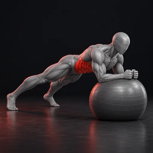 Stability Ball Stir-the-pot nasıl yapılır